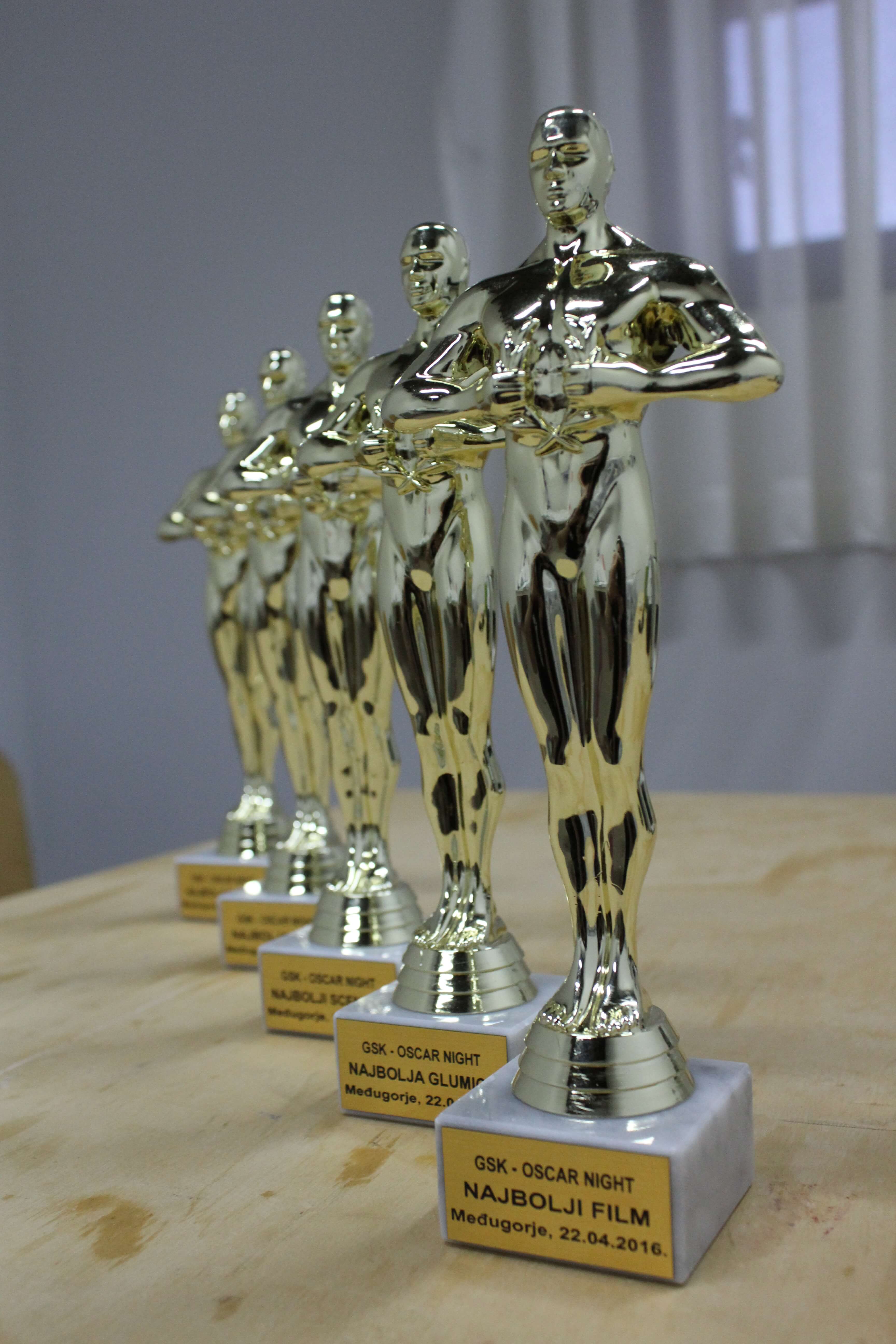 Filmski team building Međugorje Oscar kipići