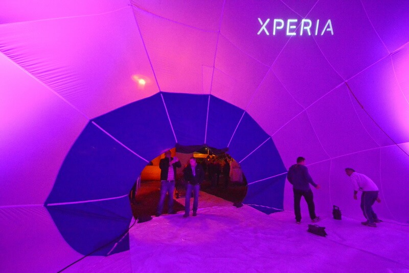 Sony balon iznutra