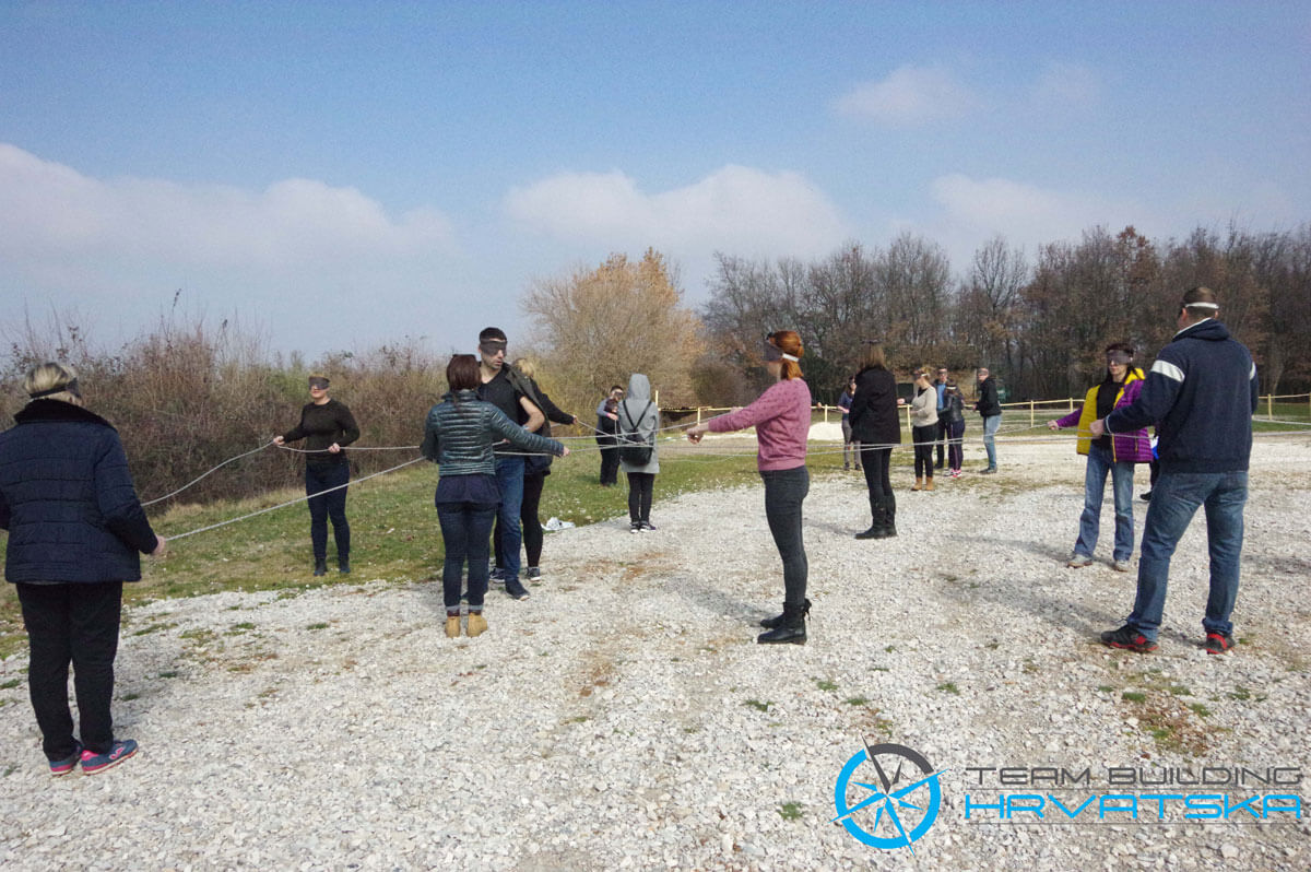 Team Building u Poreču - Blind fold