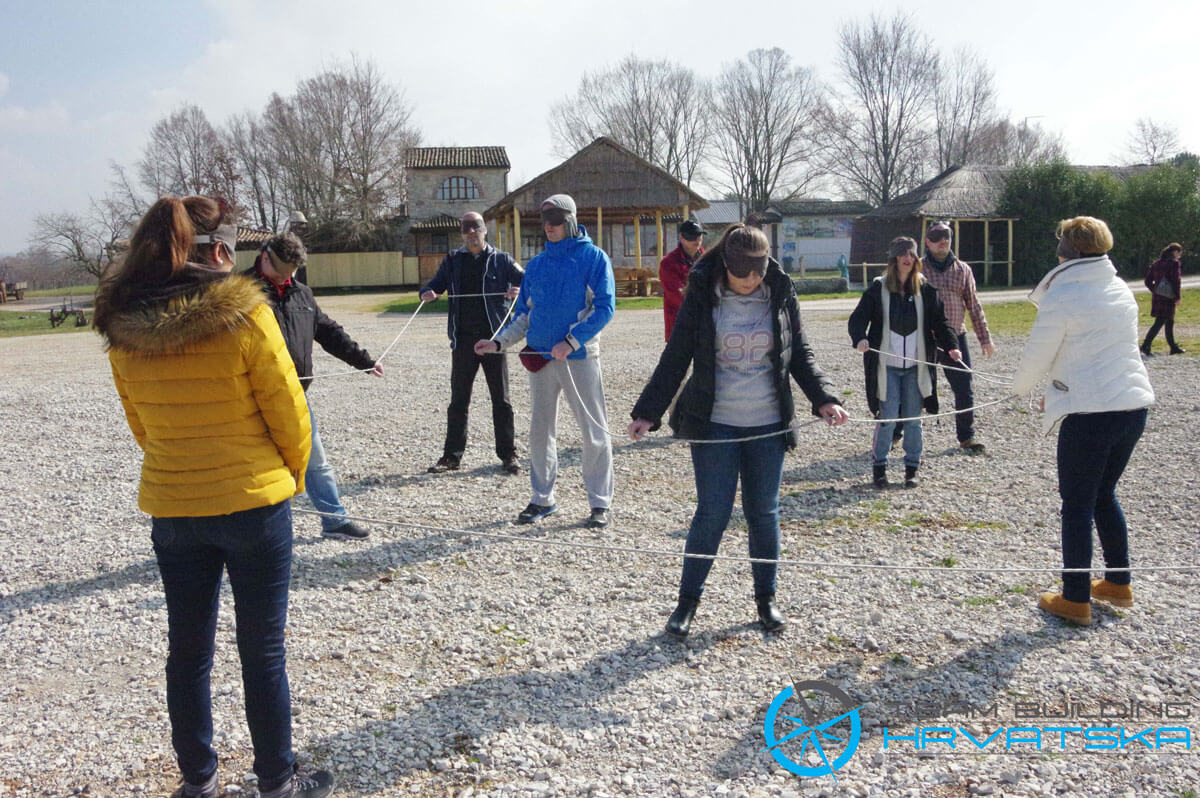 Team Building u Poreču - Blind fold